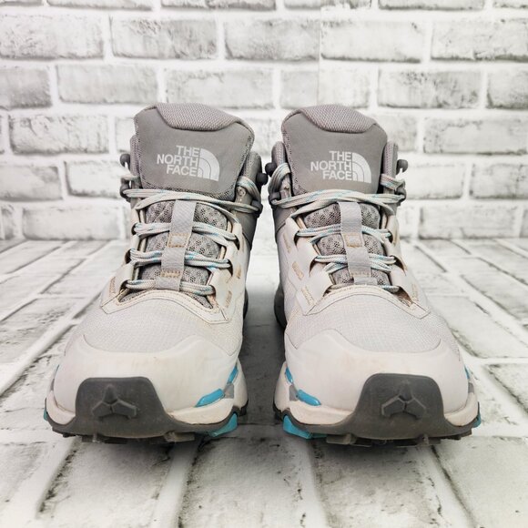 The North Face Vectiv Exploris Futurelight Women's Sz 8.5 Gray Mid Hiking Boots - Picture 2 of 11